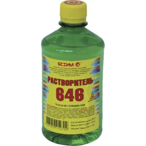Растворитель 646, 0.5л ПЭТ ЯСХИМ