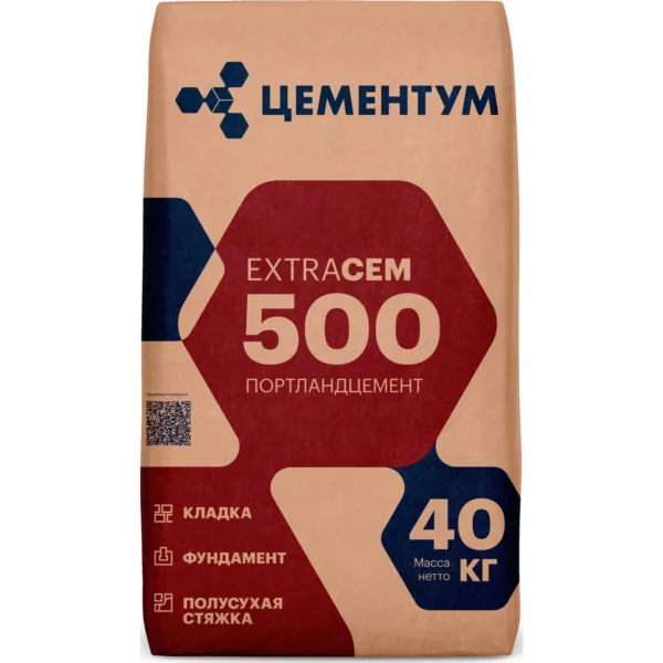 Цемент ЦЕМЕНТУМ М 500 40кг