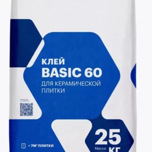 Клей для керамической плитки Цементум 25 кг BASIC 60